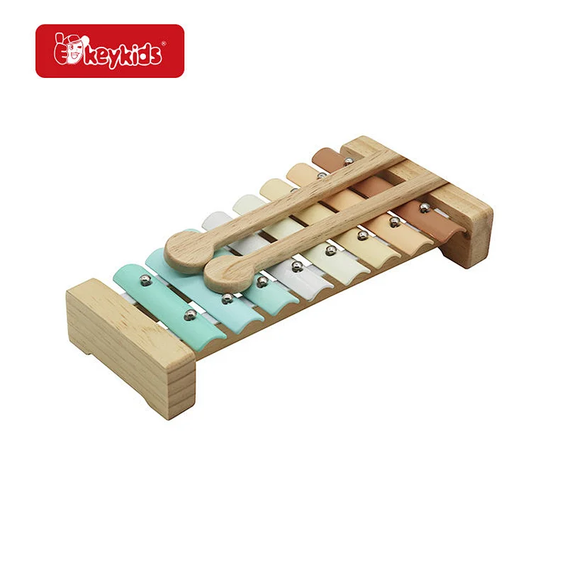 Montessori Musical Wooden Rainbow Xylophone Instrument Toy for Toddlers & Kids W07C107
