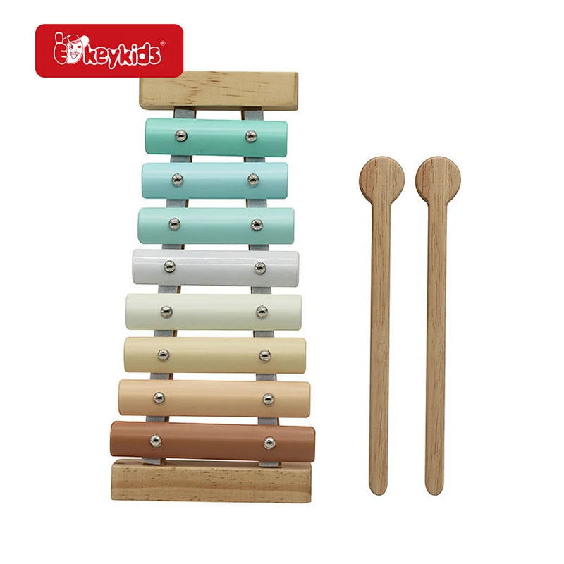 Montessori Musical Wooden Rainbow Xylophone Instrument Toy for Toddlers & Kids W07C107